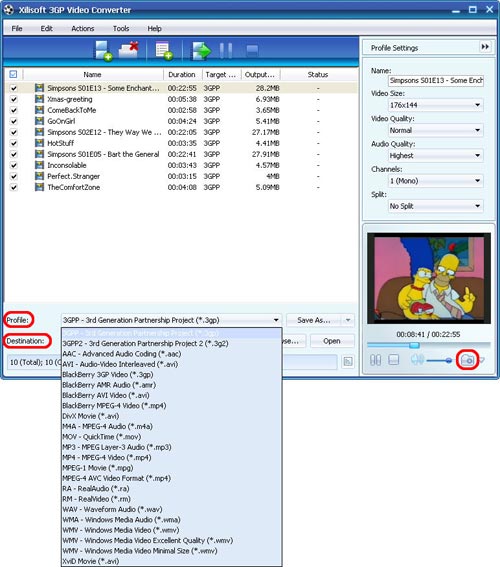 Xilisoft 3GP Video Converter