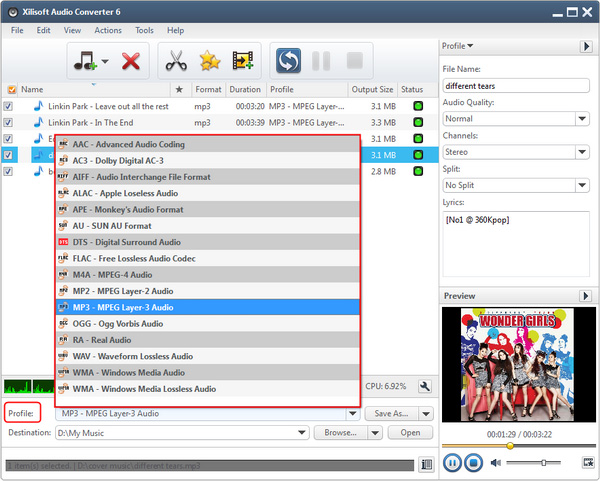 Definitive Complain disgusting How to convert WAV to MP3 with Xilisoft Audio Converter?