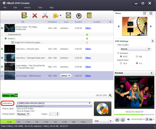 FLV to DVD converter