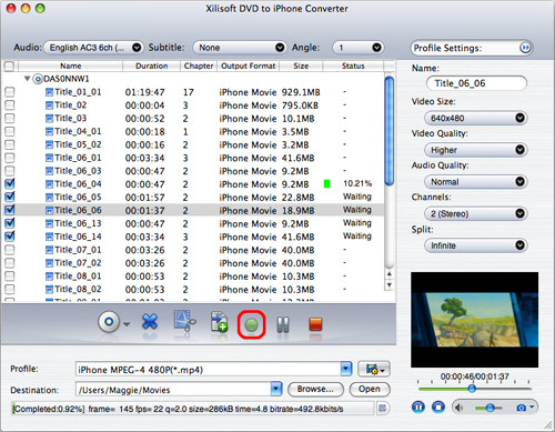 Xilisoft DVD to iPhone Converter for Mac