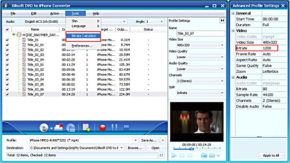Xilisoft DVD to iPhone Converter