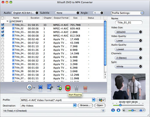 Xilisoft DVD to MP4 Converter for Mac