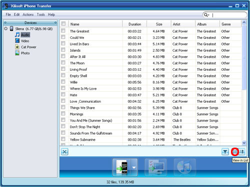 Xilisoft iPhone Transfer