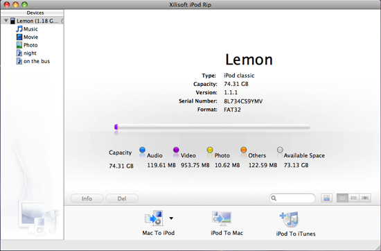 iPod Rip for Mac