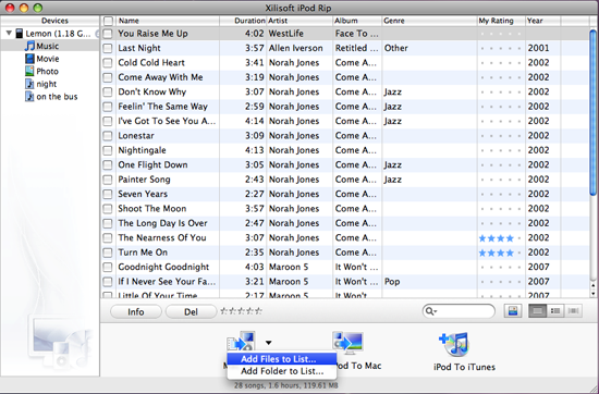 Xilisoft iPod Rip for Mac