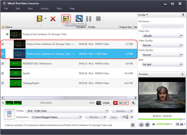 How to put video to iPod