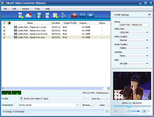 Convert RMVB to MP4