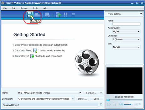 Convert MPEG to MP3