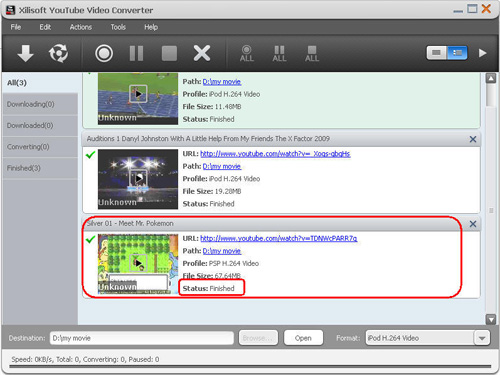 Download YouTube video, YouTube video converter, Convert YouTube video to PSP