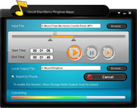 Xilisoft BlackBerry Ringtone Maker