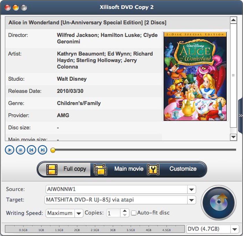 DVD Copy for Mac Mac DVD copy software to clone DVD on Mac