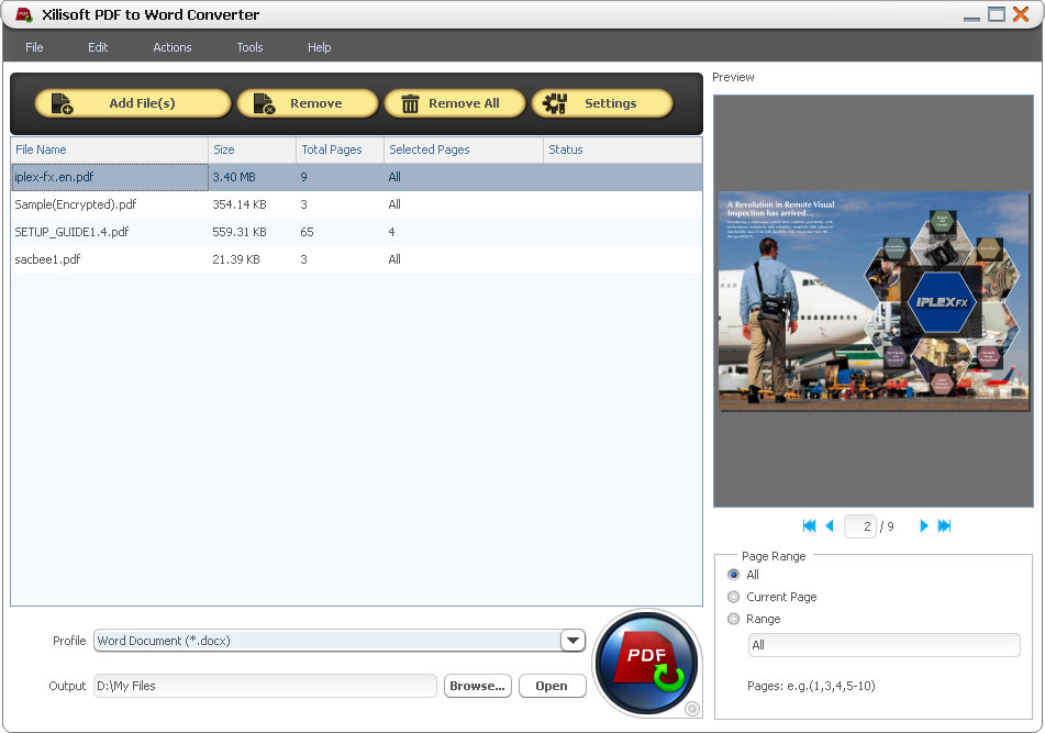 Xilisoft Pdf To Word Converter Convert Pdf To Word Converter
