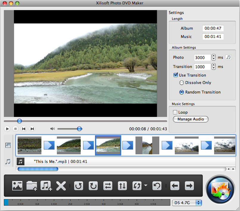 Xilisoft Photo DVD Maker for Mac